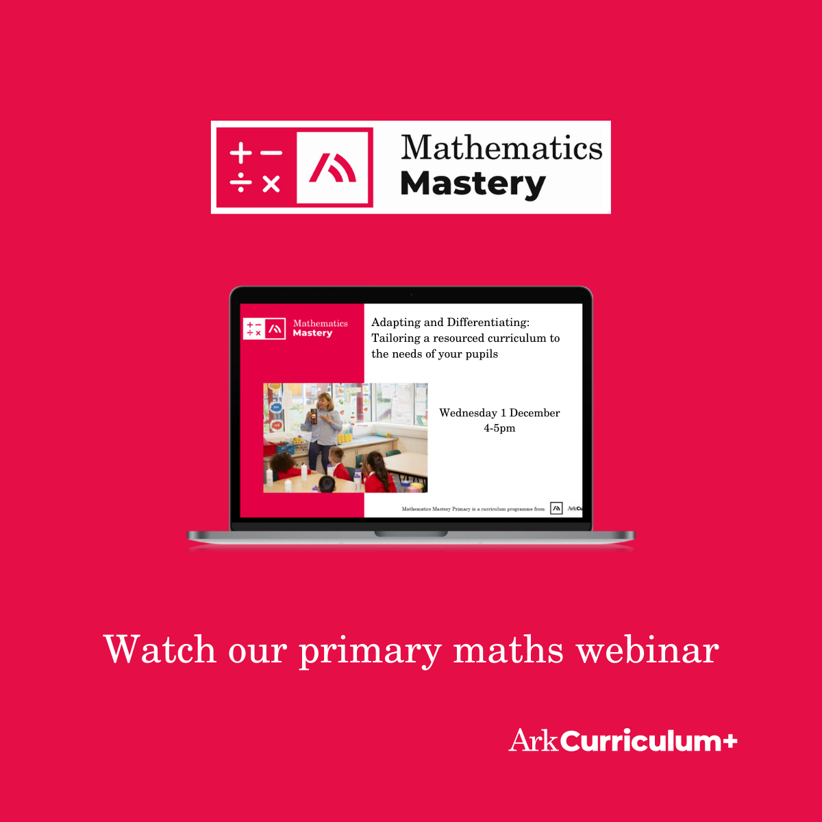 Watch our webinar: Adapting and Differentiating: Tailoring a resourced curriculum to the needs of your pupils