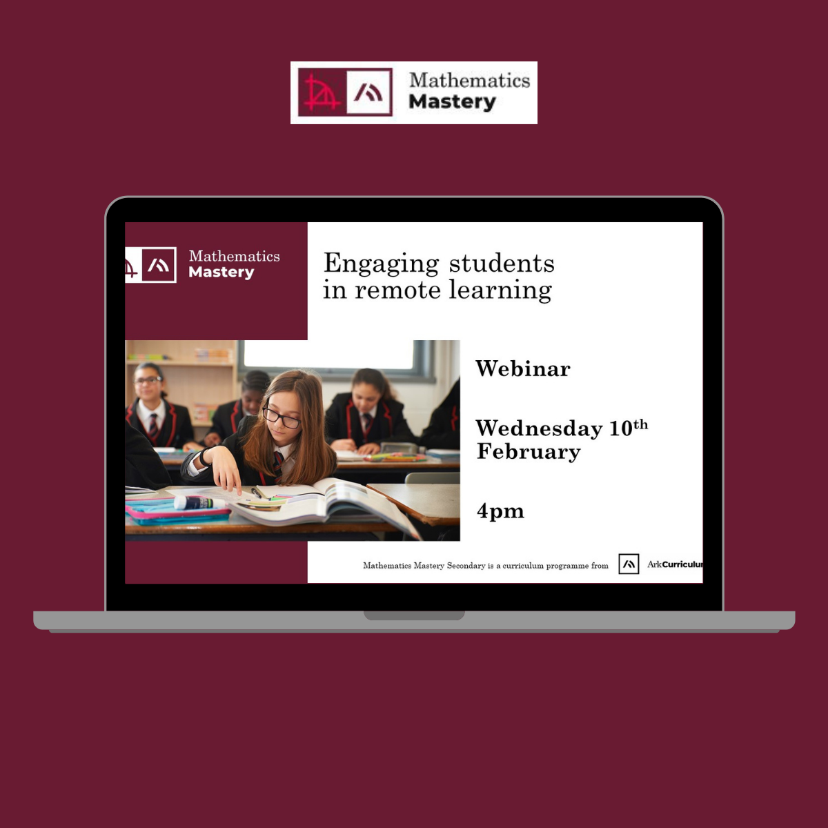 Watch our Mathematics Mastery KS3 webinar: Engaging students in remote learning